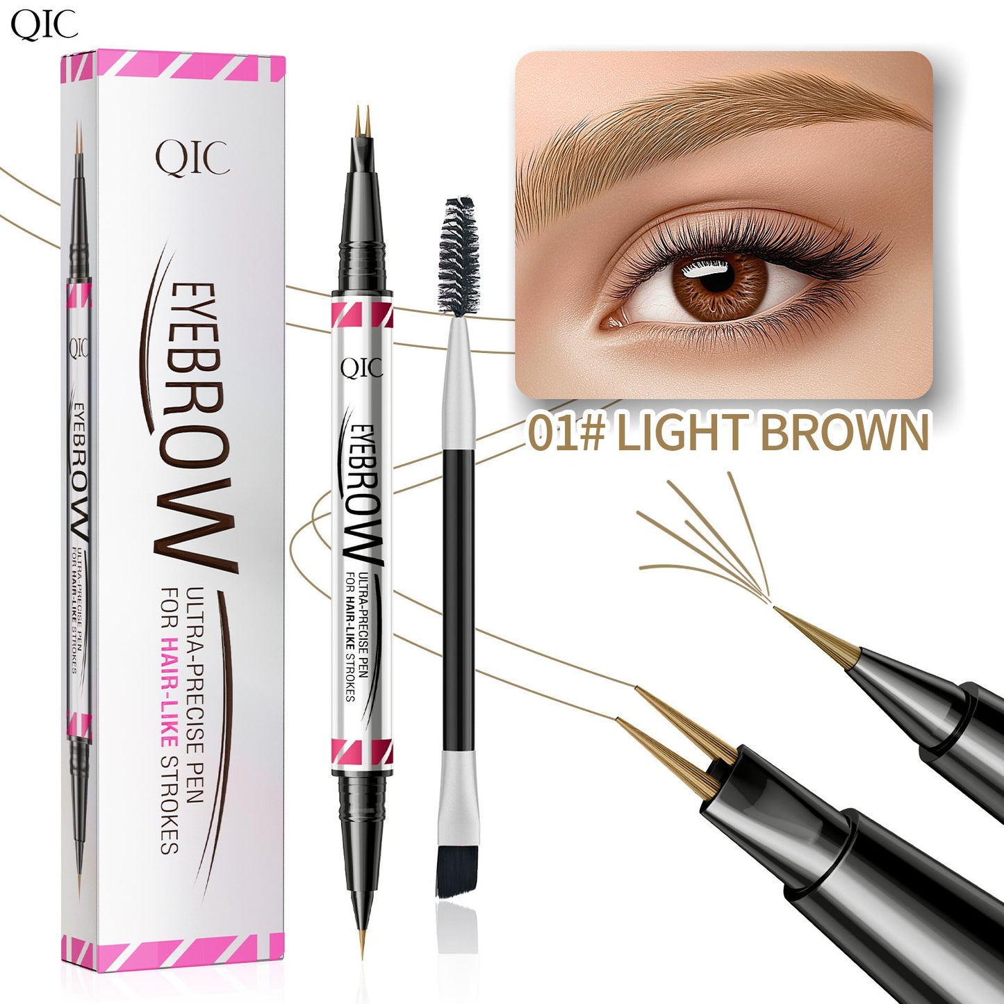 đâš3D VedenpitĂ€vĂ€ Microblading Eyebrow -kynĂ€