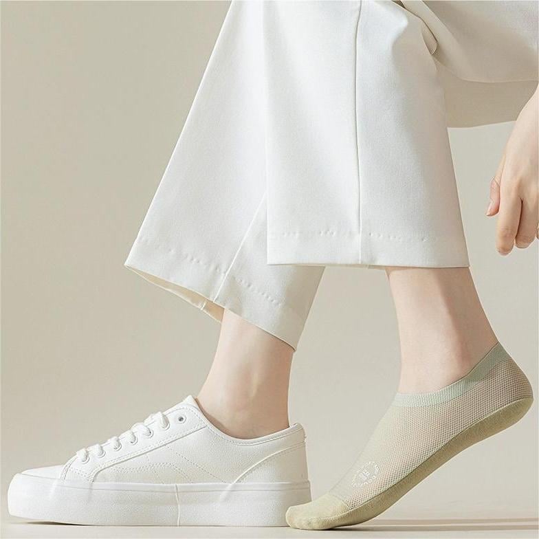 đ„Ultra Thin Liner Socks Non Slip ComBed Cotton No Show -sukat