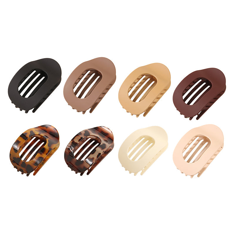 💖Casual Monipuolinen Monipuolinen yksivärinen tasainen väri Lay Hair Clip