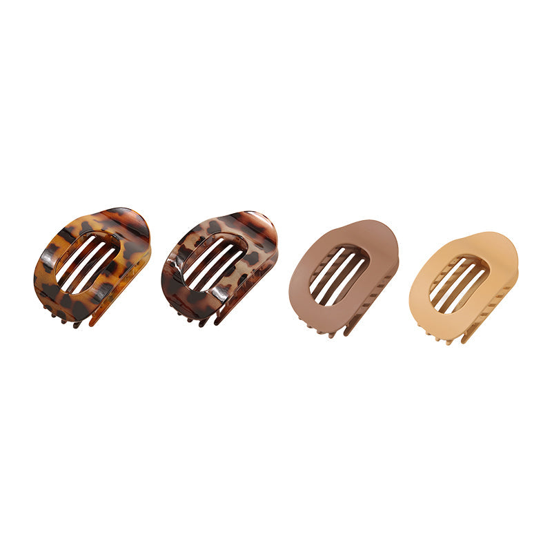 💖Casual Monipuolinen Monipuolinen yksivärinen tasainen väri Lay Hair Clip