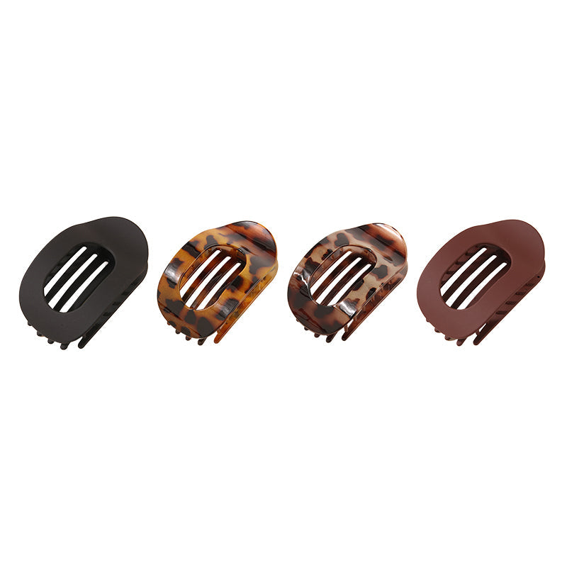 💖Casual Monipuolinen Monipuolinen yksivärinen tasainen väri Lay Hair Clip
