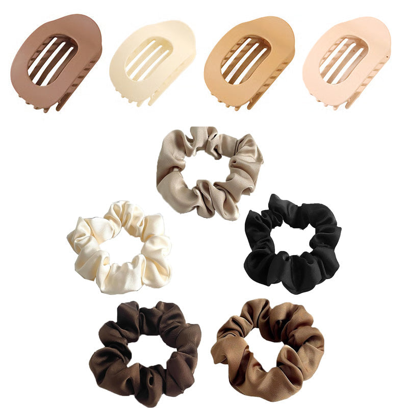 💖Casual Monipuolinen Monipuolinen yksivärinen tasainen väri Lay Hair Clip