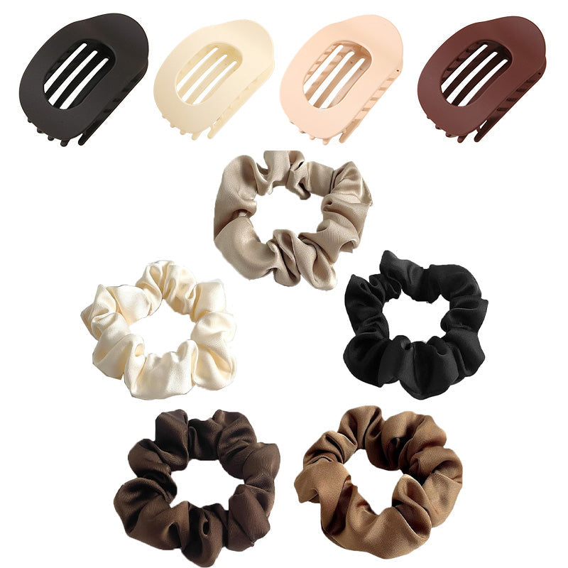 💖Casual Monipuolinen Monipuolinen yksivärinen tasainen väri Lay Hair Clip