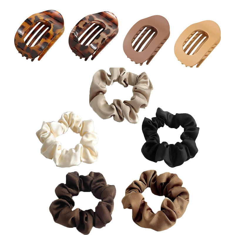 💖Casual Monipuolinen Monipuolinen yksivärinen tasainen väri Lay Hair Clip