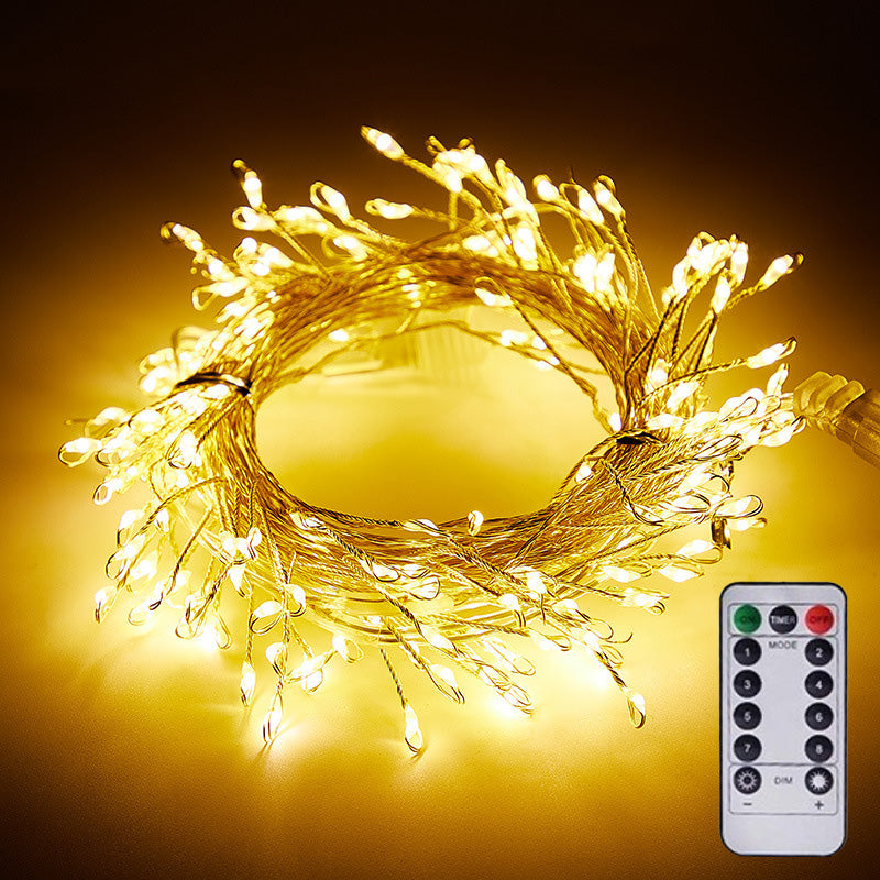 ✨💡Kuparilangasta valmistettu ilotulitteiden valosarja