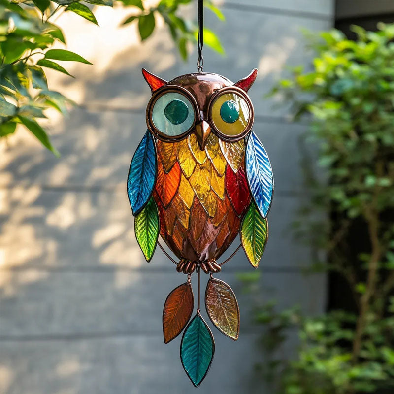 🦉Värikkäät aurinkopöllöt - värien leikkiä ikkunoihin ja puutarhoihin🌟