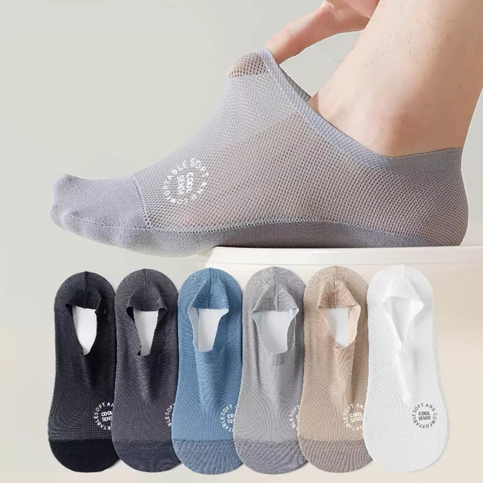 đ„Ultra Thin Liner Socks Non Slip ComBed Cotton No Show -sukat