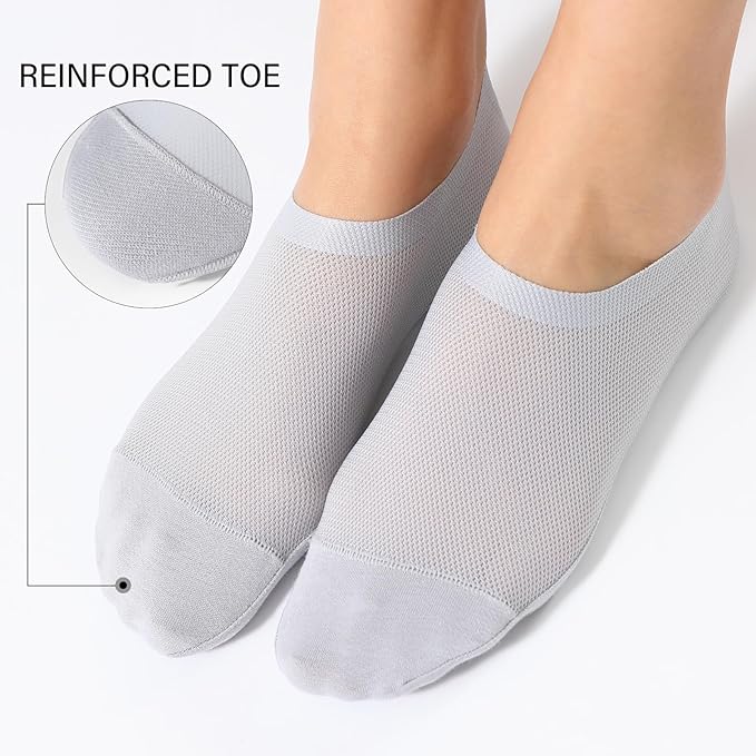 đ„Ultra Thin Liner Socks Non Slip ComBed Cotton No Show -sukat