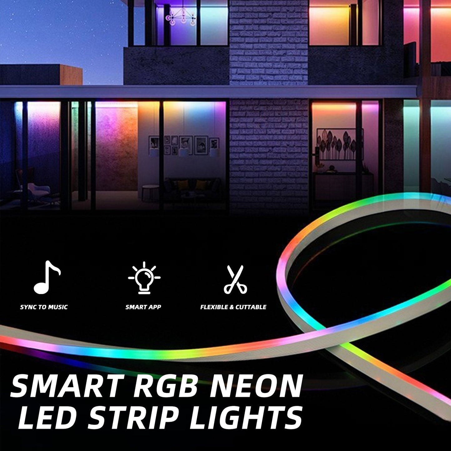 đĂlykĂ€s RGB Neon LED -valonauhađ«