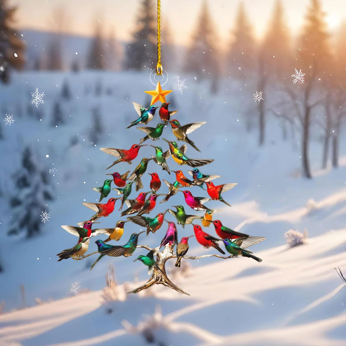 🔥2025 Uusi julkaisu 49% OFF 🐦🎄Kolibri joulukoriste💠