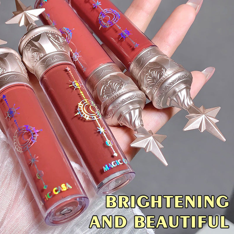 🪄Stellar Wand Lip Lacquer – Pitkäkestoinen nestemäinen huulipuna💋