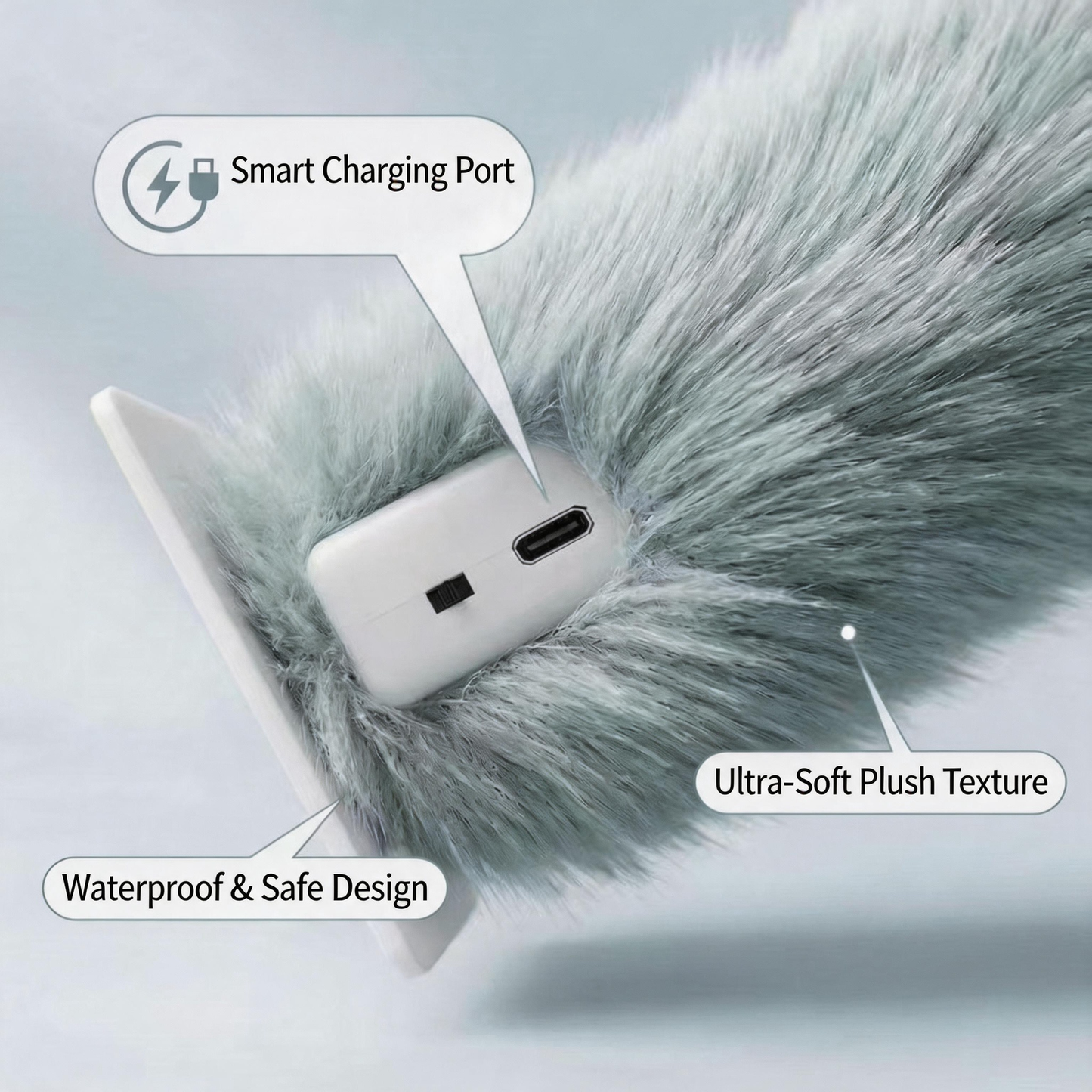 Remote Control Fox Tail for Motorcycle / Car – Removable Soft Decoration that Swings