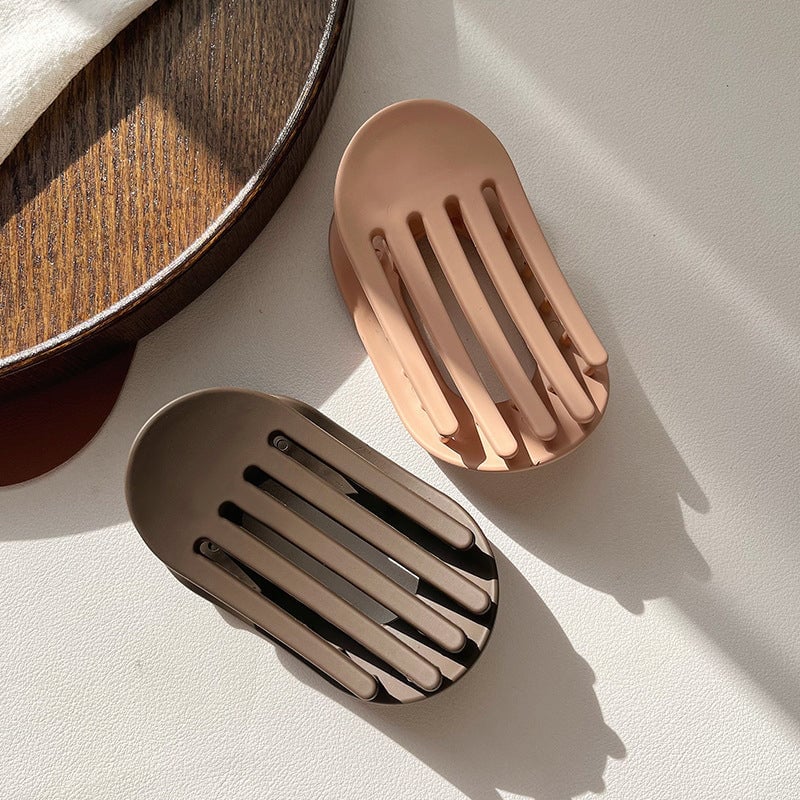 💖Casual Monipuolinen Monipuolinen yksivärinen tasainen väri Lay Hair Clip