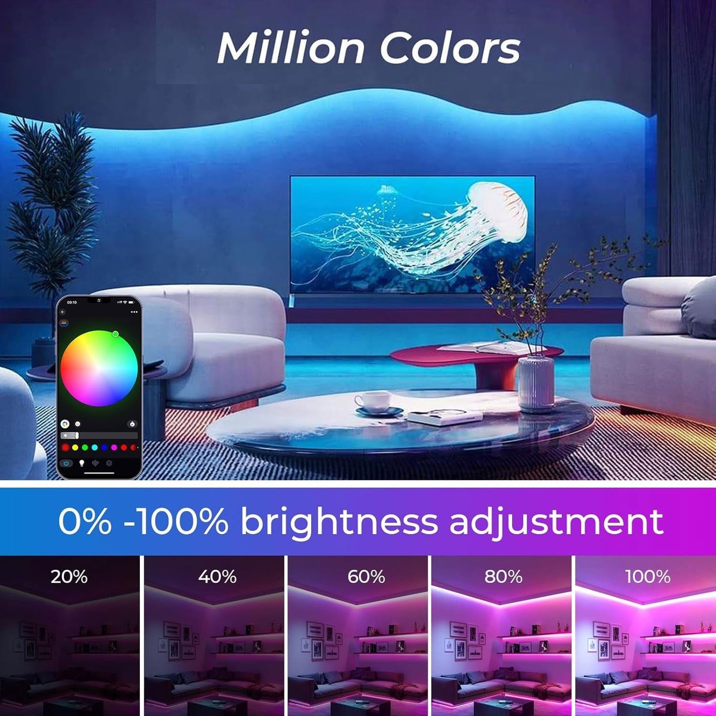 đĂlykĂ€s RGB Neon LED -valonauhađ«