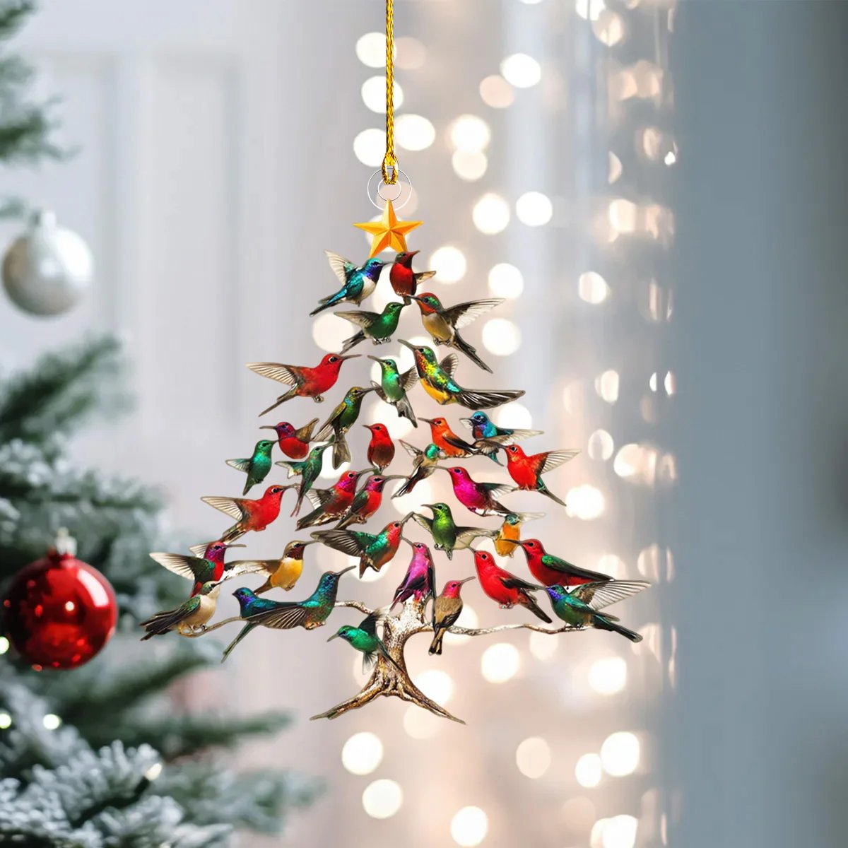🔥2025 Uusi julkaisu 49% OFF 🐦🎄Kolibri joulukoriste💠