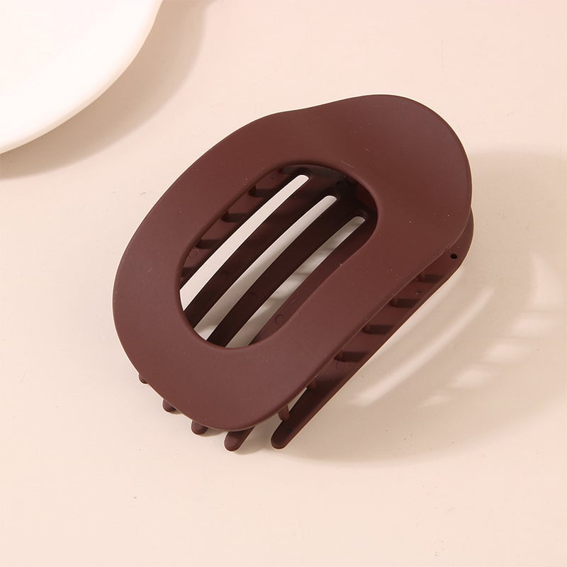 💖Casual Monipuolinen Monipuolinen yksivärinen tasainen väri Lay Hair Clip
