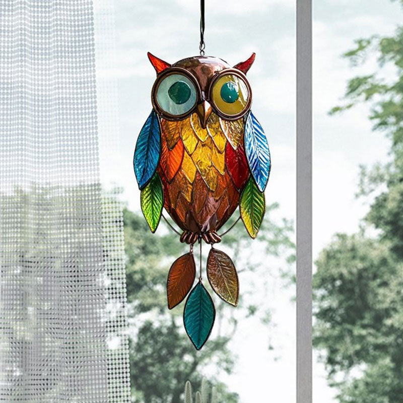 🦉Värikkäät aurinkopöllöt - värien leikkiä ikkunoihin ja puutarhoihin🌟