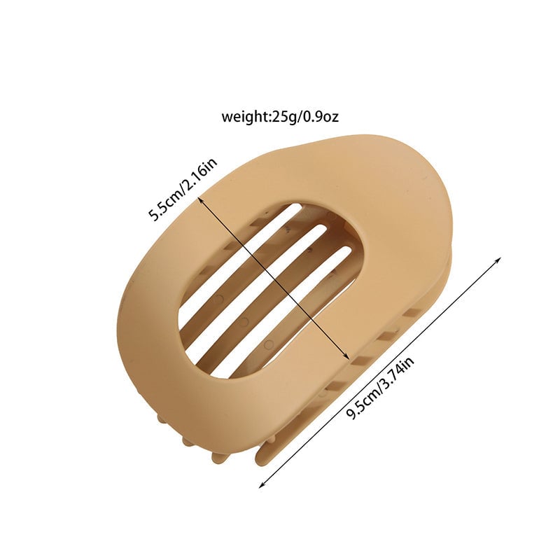 💖Casual Monipuolinen Monipuolinen yksivärinen tasainen väri Lay Hair Clip