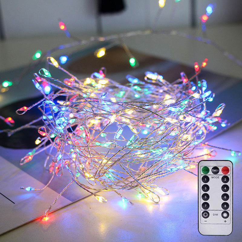 ✨💡Kuparilangasta valmistettu ilotulitteiden valosarja