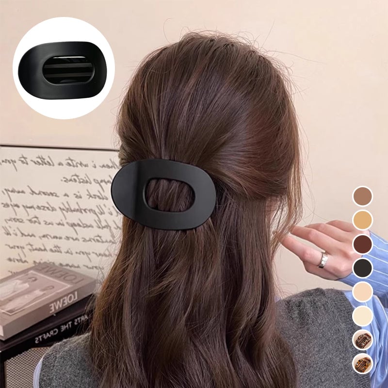 💖Casual Monipuolinen Monipuolinen yksivärinen tasainen väri Lay Hair Clip