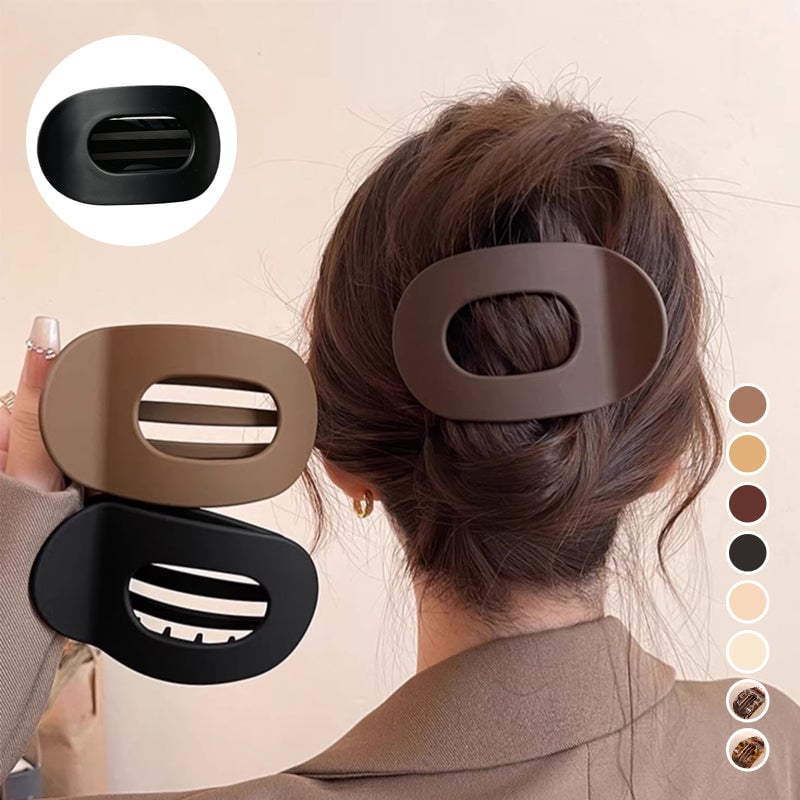 💖Casual Monipuolinen Monipuolinen yksivärinen tasainen väri Lay Hair Clip