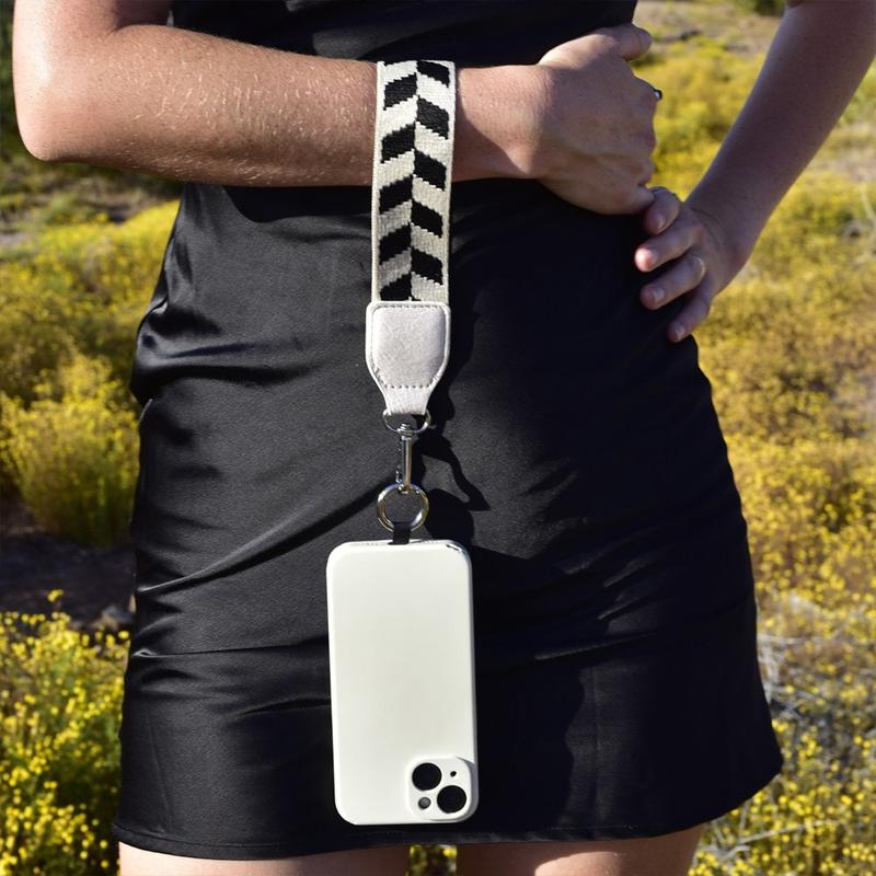 💖Phone-hihna, jossa on vetoketjullinen pussi