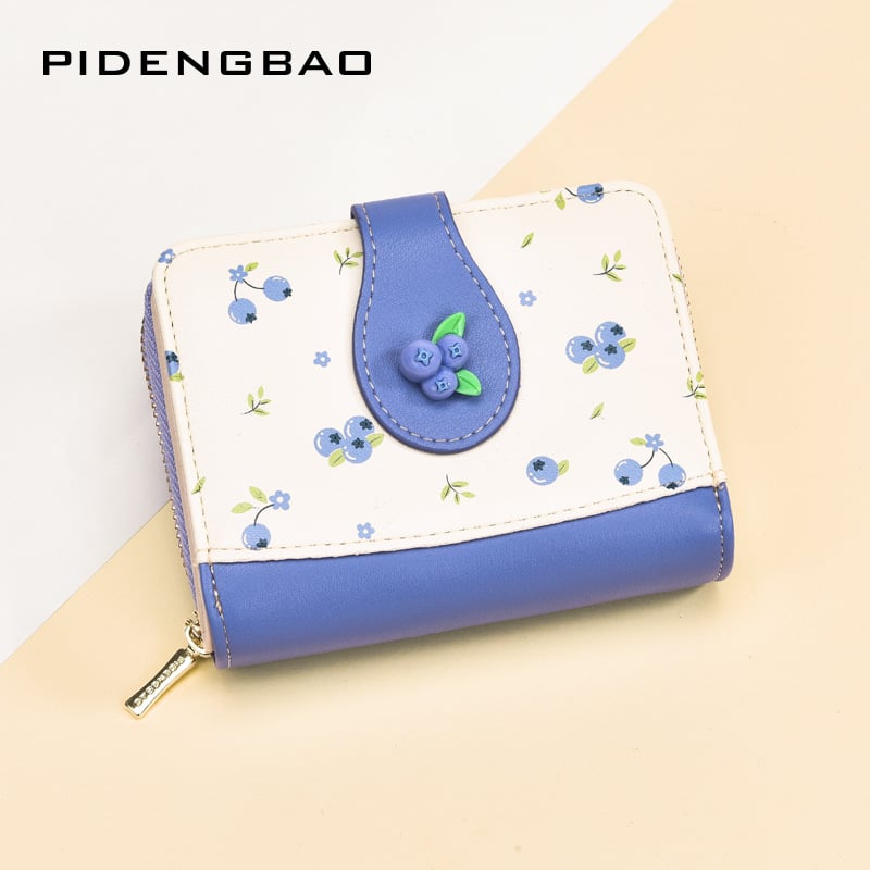 🍓Muodikas hedelmäkuvioinen lompakko👛