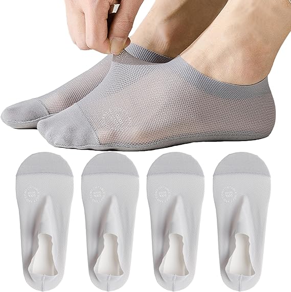 đ„Ultra Thin Liner Socks Non Slip ComBed Cotton No Show -sukat