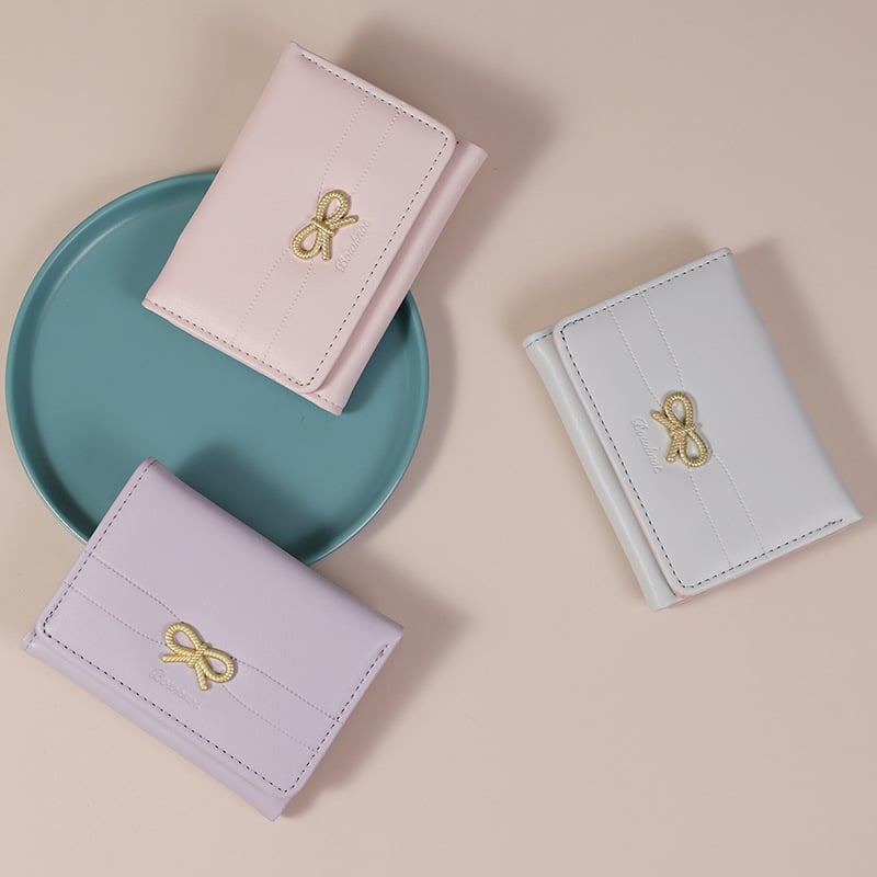 🎀 Söpö Flirty Bow Pieni lompakko👛