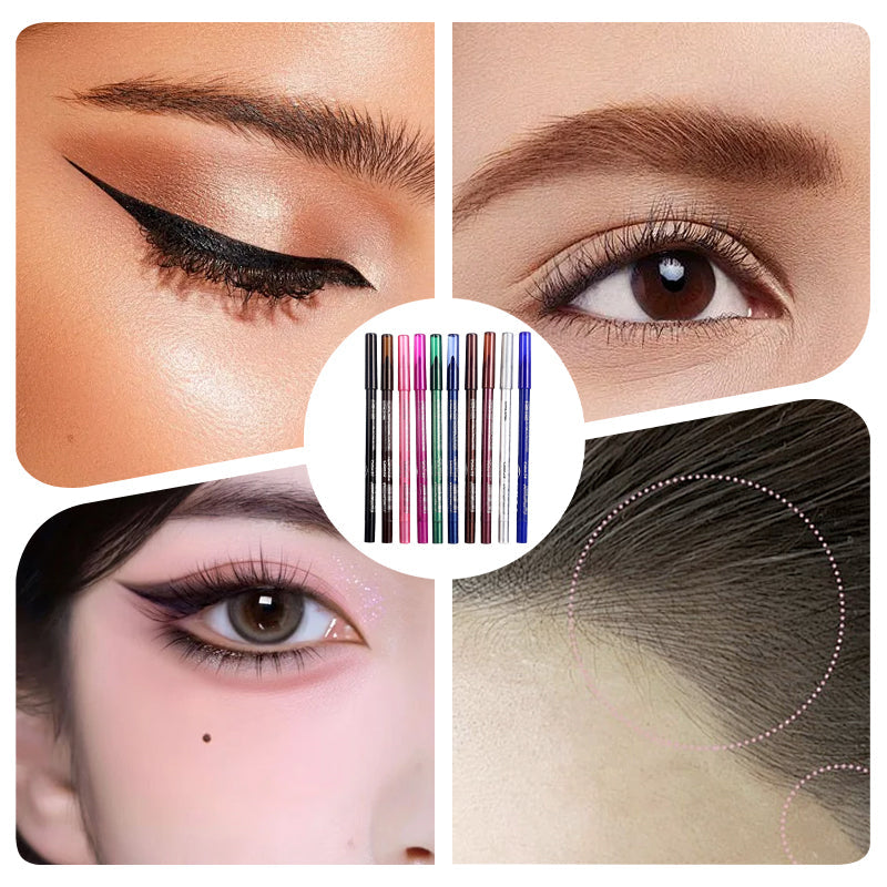 💕10 värillistä geelikynää eyelineriin