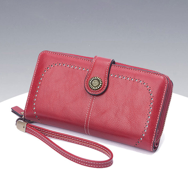 👜 Naisten muodikkaat vetoketjulliset lompakot ✨ 50% alennus