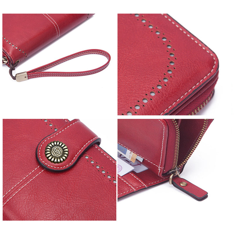 👜 Naisten muodikkaat vetoketjulliset lompakot ✨ 50% alennus