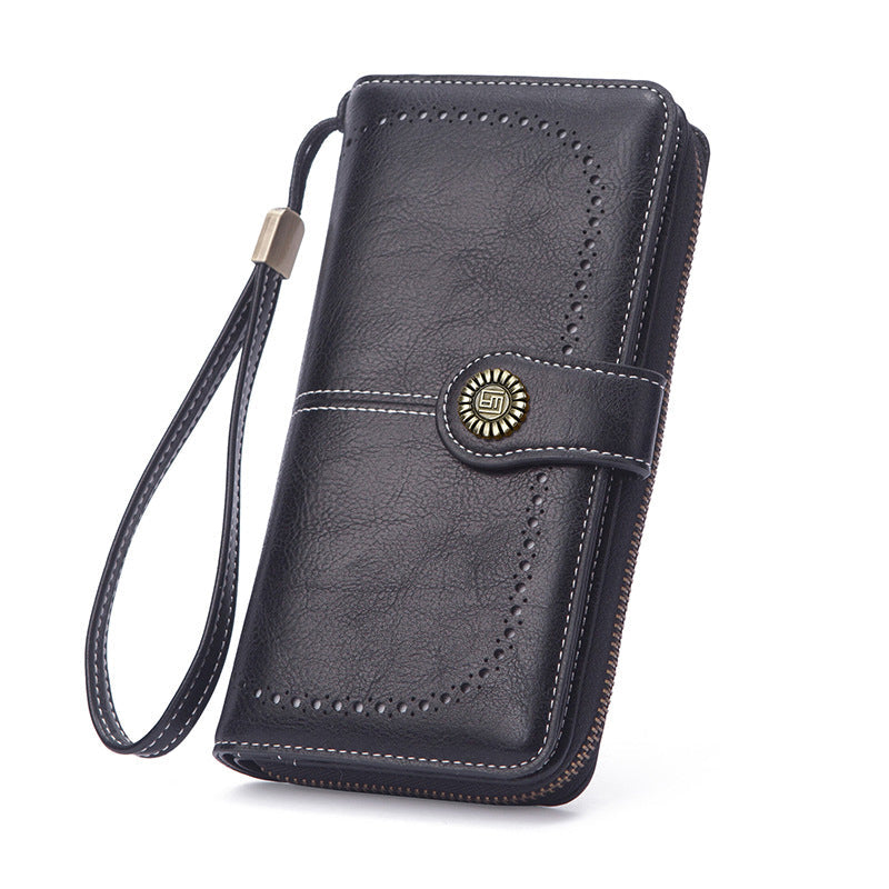 👜 Naisten muodikkaat vetoketjulliset lompakot ✨ 50% alennus