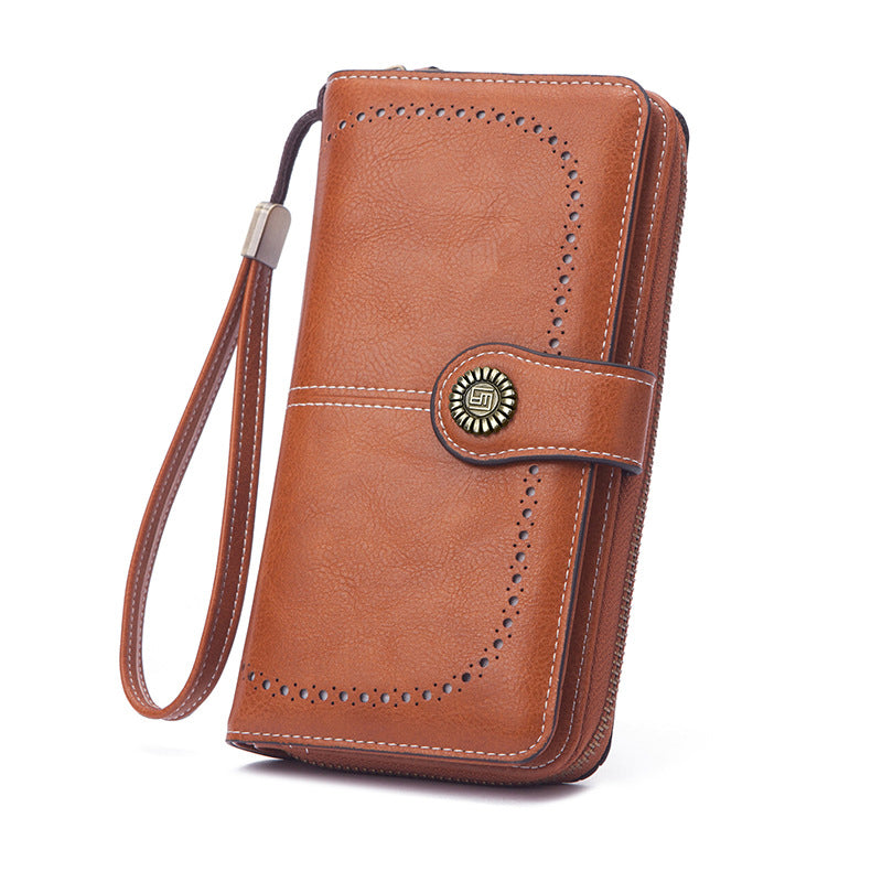 👜 Naisten muodikkaat vetoketjulliset lompakot ✨ 50% alennus