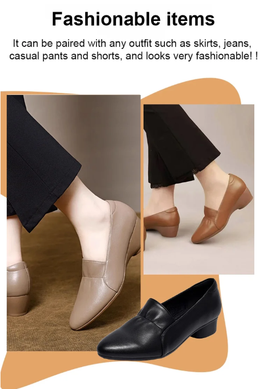Escarpins à bout pointu en cuir souple – Confortables, élégants, prêts pour le printemps