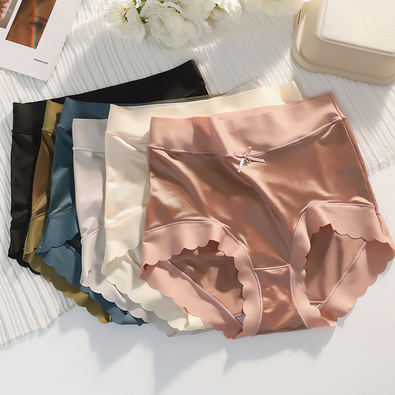 ( 🎁 2025 uudenvuoden kuuma myynti 70% pois🎁) Pay1 Get 2 (3pack) Premium Satin Antibakteerinen Ice Silk Kosteutta imevät pikkuhousut