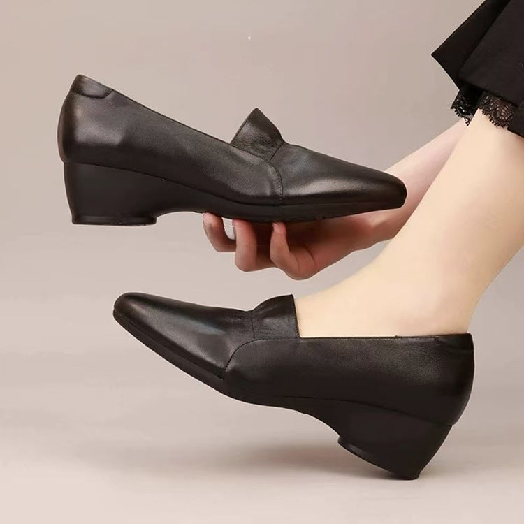Escarpins à bout pointu en cuir souple – Confortables, élégants, prêts pour le printemps