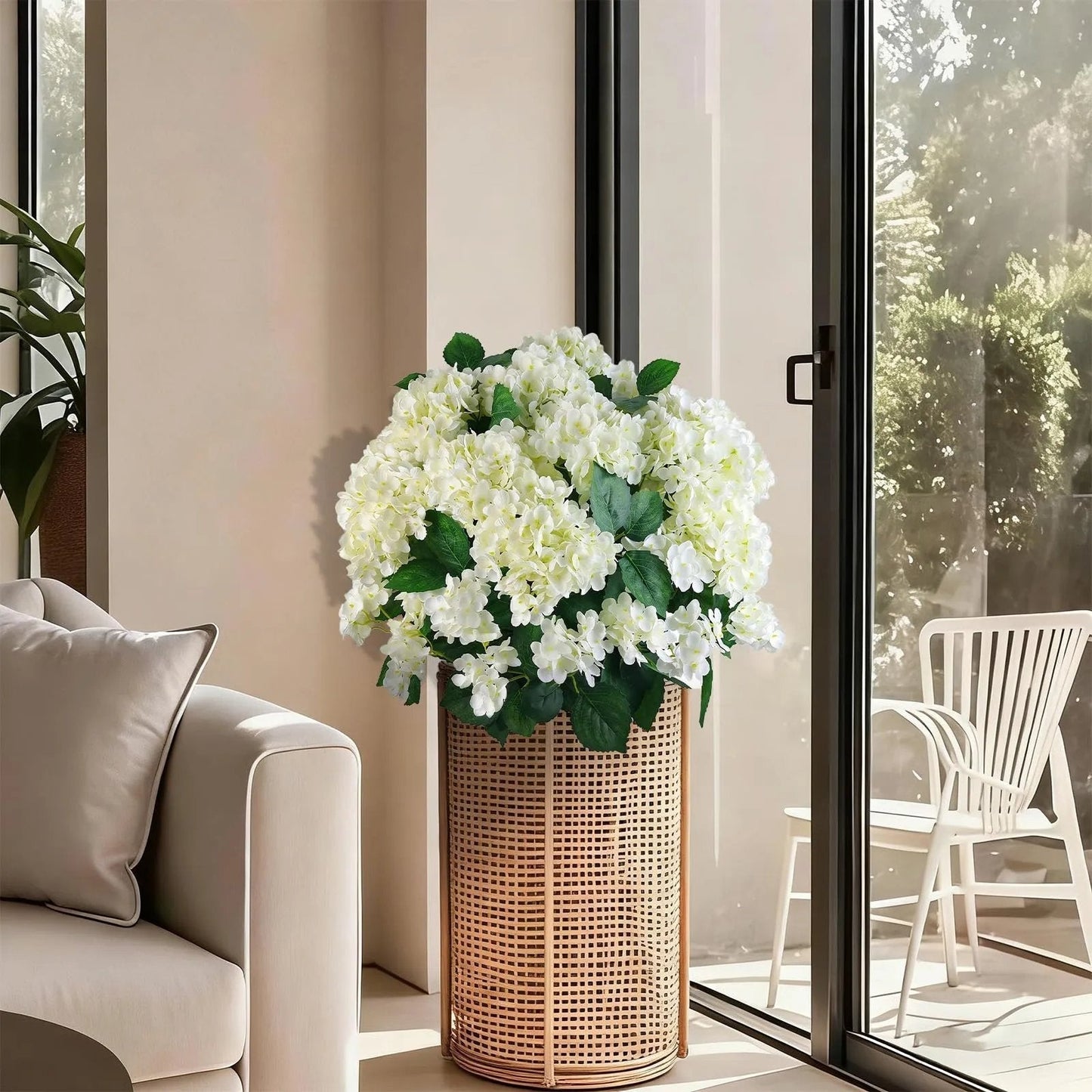 🌼Artificial hydrangeas for outdoor use – UV-resistant, waterproof and windproof💐🌸