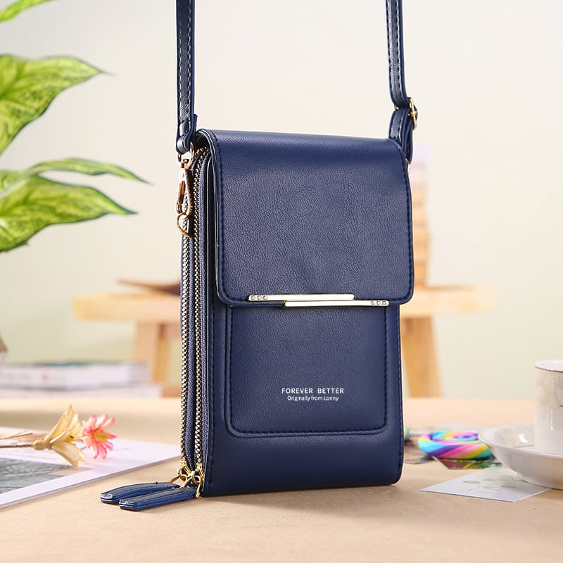 👜📱 Sac pour téléphone à écran tactile, simple et élégant, conçu pour être porté à l'épaule.