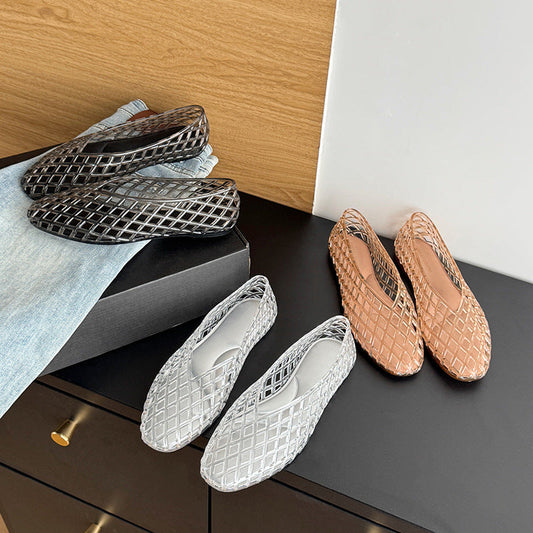Escarpins transparents « Jelly » pour femme / Chaussures d'été légères et respirantes