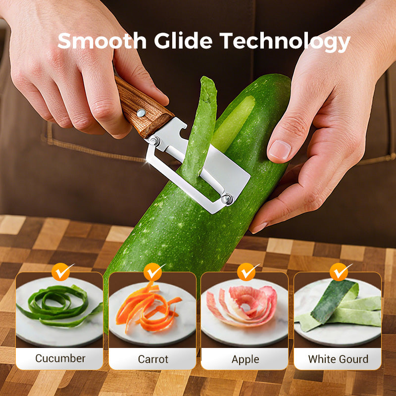 🥕 2 ACHETÉS, 1 OFFERT ! 🔥 Éplucheur à légumes multifonctionnel pour la cuisine – lame en acier inoxydable, poignée ergonomique et idéal pour les fruits et légumes ✨