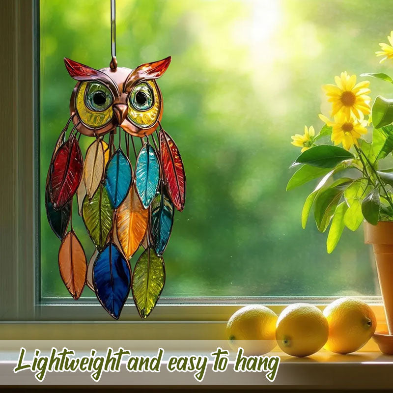 🦉Värikkäät aurinkopöllöt - värien leikkiä ikkunoihin ja puutarhoihin🌟