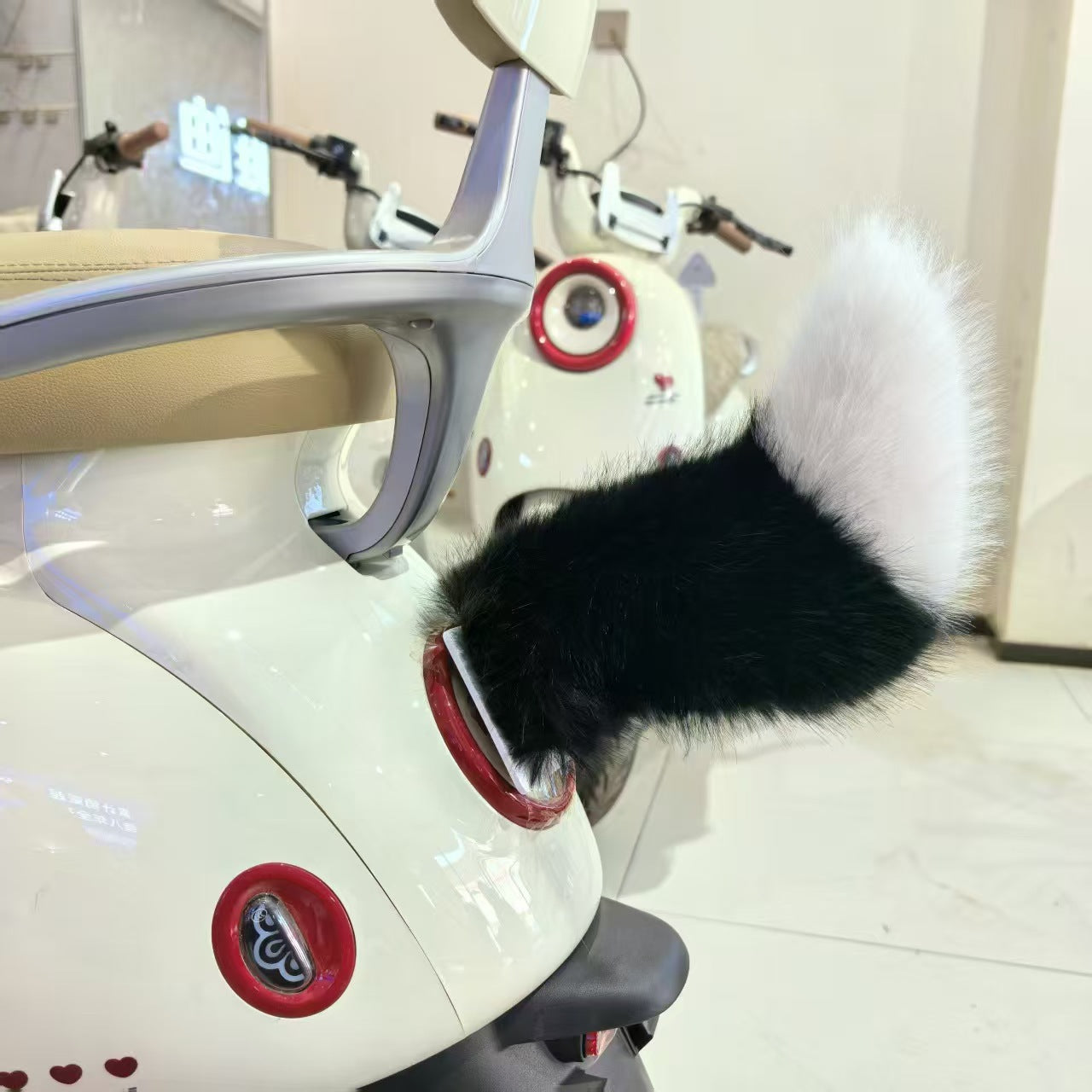 Remote Control Fox Tail for Motorcycle / Car – Removable Soft Decoration that Swings