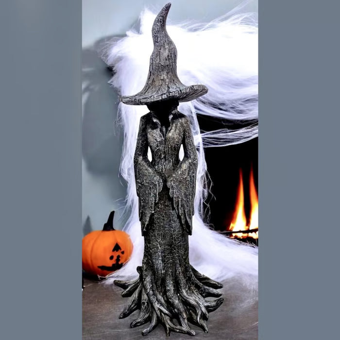 🔥LAST DAY 49% OFF - 🧙‍♀️💫Käsin maalattu lumoava noita-patsas: (✨Sama kuin videolla).