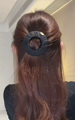 Flat Pressure-Free Hair Claw Clip / Zero-Pressure Ponytail Holder for Women