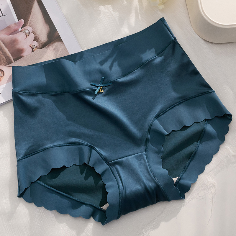 ( 🎁 2025 uudenvuoden kuuma myynti 70% pois🎁) Pay1 Get 2 (3pack) Premium Satin Antibakteerinen Ice Silk Kosteutta imevät pikkuhousut