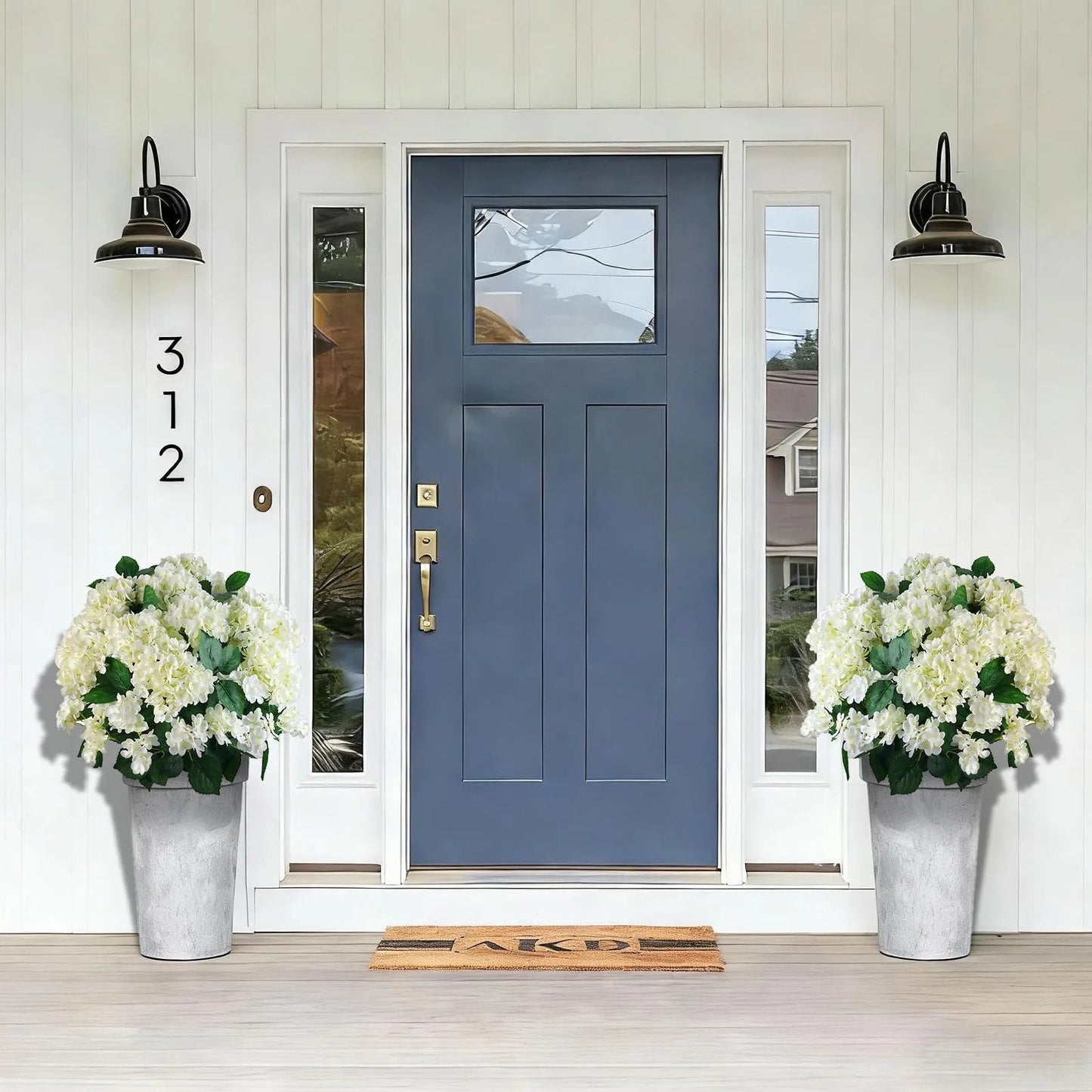 🌼Artificial hydrangeas for outdoor use – UV-resistant, waterproof and windproof💐🌸