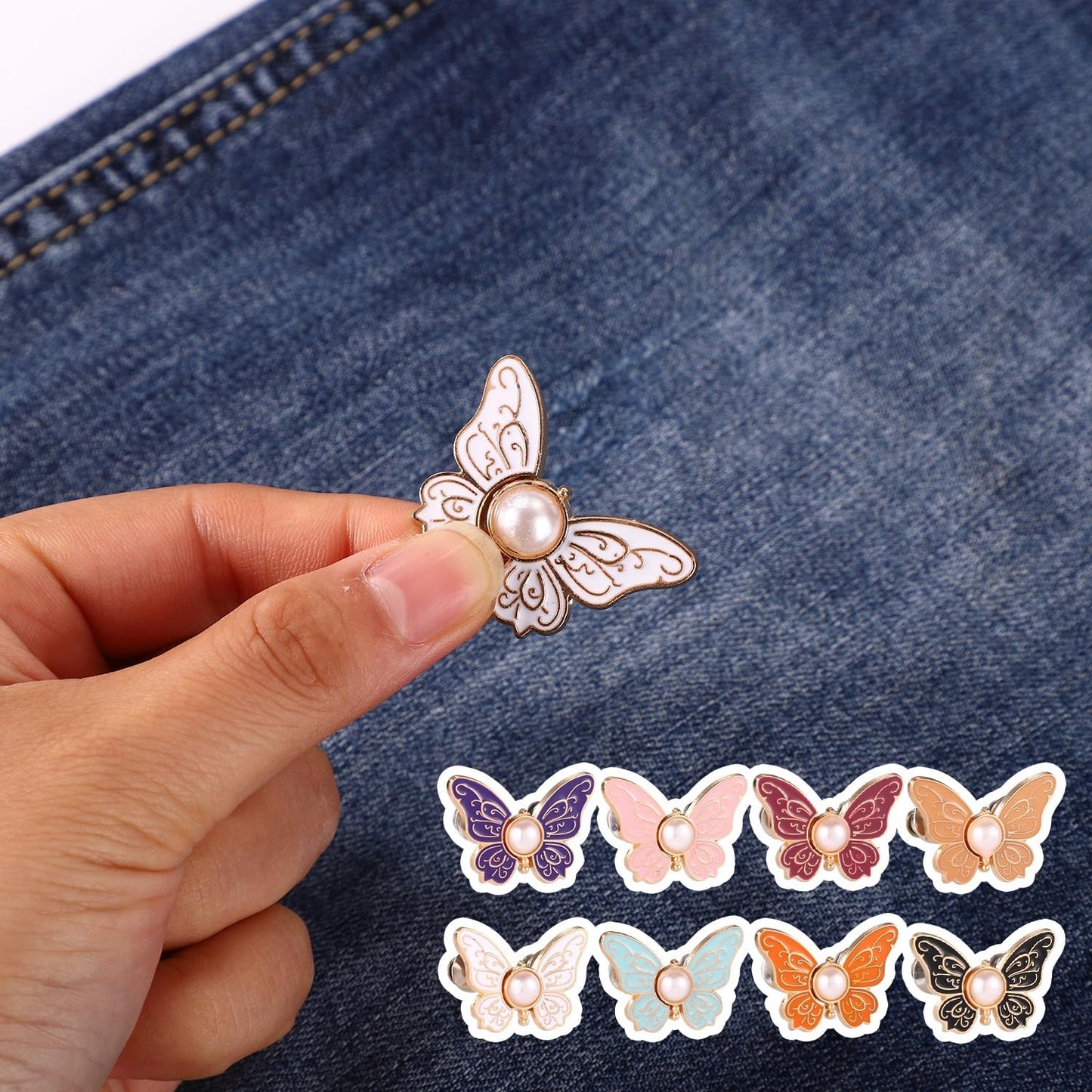 🔥 8 bandes en forme de papillon pour resserrer la taille