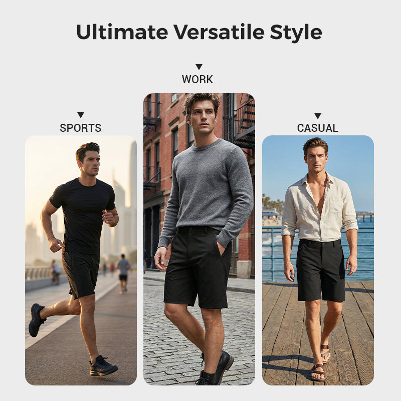⏳ AUJOURD'HUI SEULEMENT : 60 % DE RÉDUCTION ! 📢 Shorts de golf pour hommes – Extensibles, à séchage rapide, décontractés