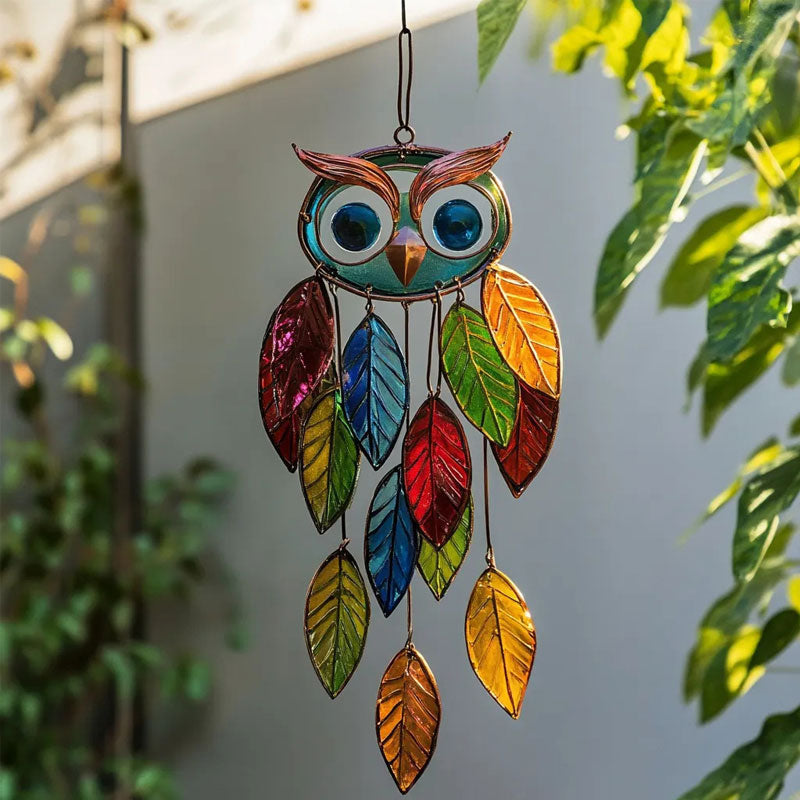 🦉Värikkäät aurinkopöllöt - värien leikkiä ikkunoihin ja puutarhoihin🌟